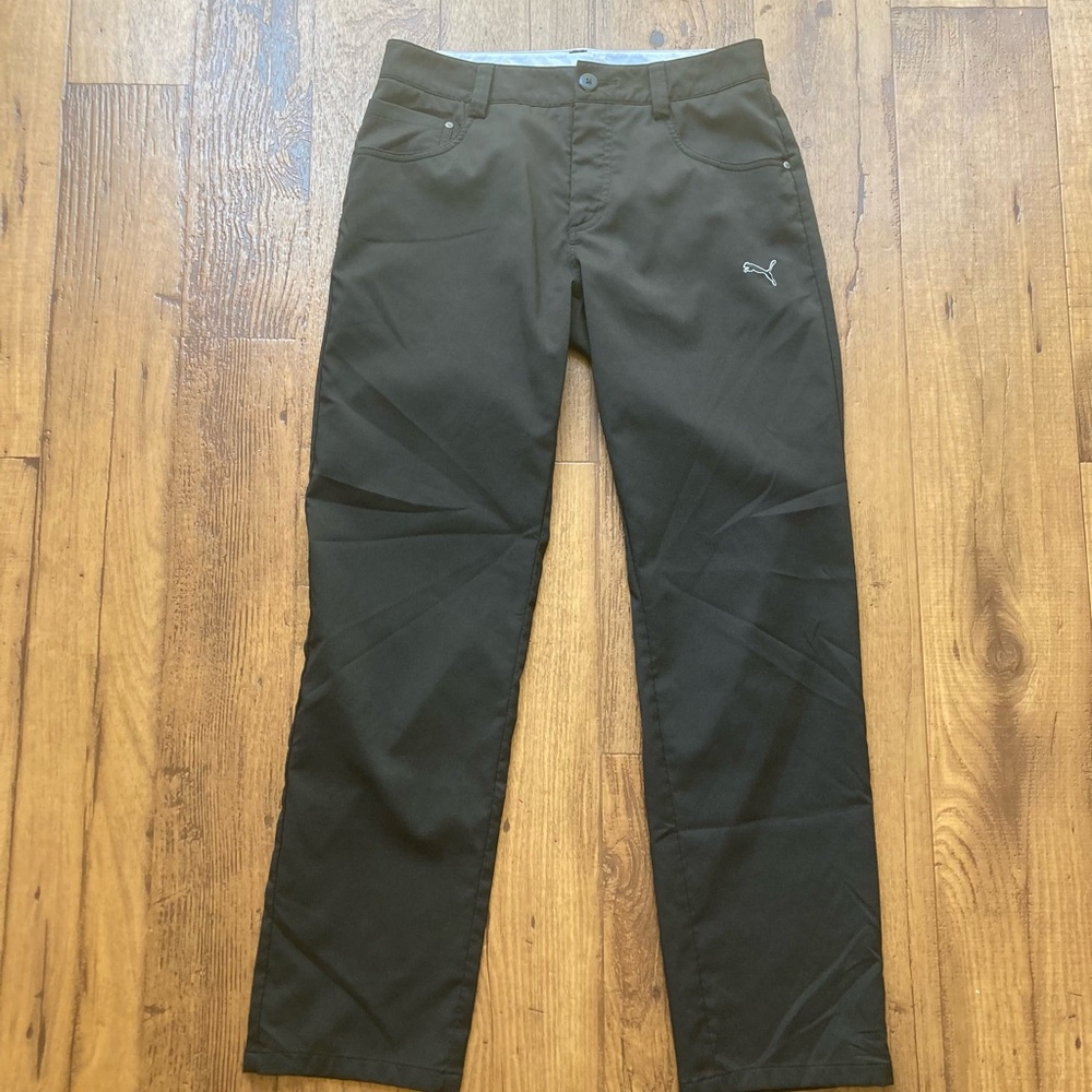 Puma Men’s Sport Pants 28 30 Black Great Condition
